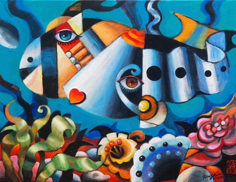 Happy to Be by artist Ping Irvin